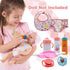 Linkyloop Set 11 Playset set 3+ Baby Doll Accessories Magic Bottle - Pieces Doll Feeding Pretend with Disappearing Milk