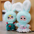 1PC(1 14 (1PC Baby Three Rabbit Macaron Cute Mini Bunny Plush Blind Box of Possible Styles) Cute Figures Collectible