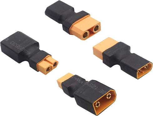 2Pairs ShareGoo RC XT90 to XT60 Plug Male Female Adapter Connector for RC FPV Drone Car Lipo NiMH Battery Charger
