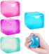 FauKait 4pack Stress Cube Squishy Stress Balls for Adults Kids Fidget Toy for