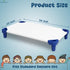 (22" 54") 12-Pack 100% Daycare Cot Sheets for Toddlers and Preschool, Standard Size X Bulk, Microfiber, Soft