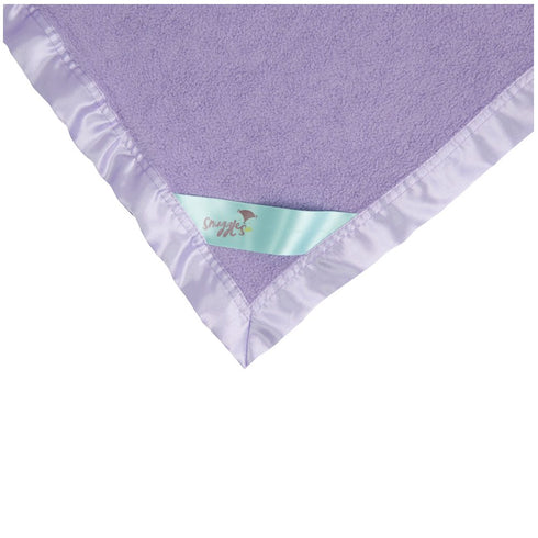 34 47 inches Bamboo Rayon Soft Purple Toddler Security Blanket - Thermal Lavender Baby Blanket with Satin Edging