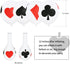 30 Pcs 12 Inches Casino Balloons, Poker Decoration Latex Balloons for Birthday Party Decorations