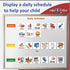 153 pc Daily Visual Schedule Magnets for Kids, Create Healthy Routines, Reminders, and Chore Charts