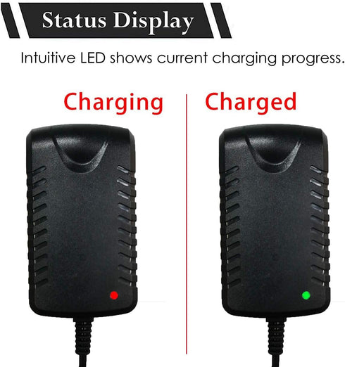 12V Charger for Kids Ride On Car Toys, 12 Volt Battery Charger for Best Choice Products Wrangler SUV Universal Charger Supplies for Trax Dynacraft Jeep ATV Quad Disney Electric Ride-On Charger