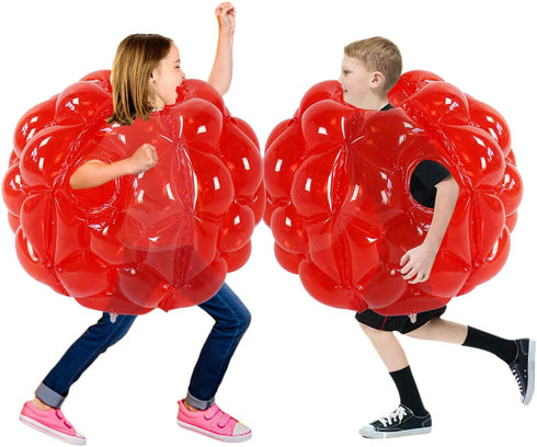 Sumo Balls for Kids - Buddy Bounce Balls Sumo Game, Giant Human Hamster Knocker Ball for Ages 3-10 (Red+Red)