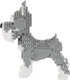 Larcele Dog Micro Building Blocks, 880 Pieces Mini Building Toy Bricks (Schnauzer)