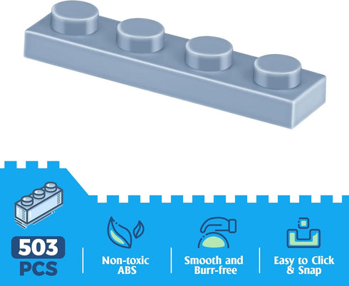 1 4x4 2 1 6+ (503 OWNONE Off Road Pickup Building Kit, in Stem Building Toy with Remote Control, Technique Race Car