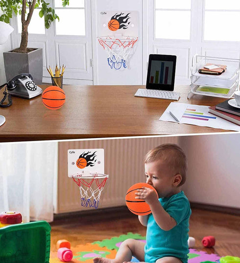 CYFIE Basketball Hoop for Toddlers, Bathtub Bath Toys, Suction Cup Basketball Hoop for Kids, Girls, Boys