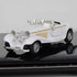 PUXU 1:28 Pullback 6.5in/16.8cm) Scale Diecast Metal Antique Classic Model Cars Collectible Toy Gifts (White,Length