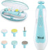 Baby Nail Trimmer Electric, Nail File Clippers with Light for Newborn or Toddler Toes and Fingernails