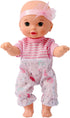POCO DIVO Pink Headband Sweetie Cherub: 8-inch Toddler Girl Doll with Romper Onesies