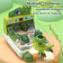 Dinosaur Crocodile Pinball Machine Board, Interactive Electronic Toys for Kids Ages 3-5 Birthday Gift for Early Learning