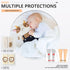 WKC Backpack 23) Baby Head Protector with Knee Pads & Non-Slip Socks, Toddler Safety for Crawling & Walking (Style