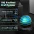 Mechaniker Luminous Desk Spinning Toys for Kids Adults, Metal Optical Illusion Fidget Spinner, Glow in The Dark Kinetic