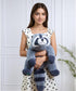 Labauxite Raccoon Plush, Raccoon Stuffed Animals, Cute Plush Toys Realistic Raccoons Body Pillow