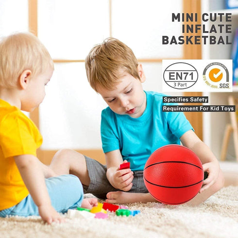 TNELTUEB Mini Basketball Replacement 8.5 Inch for Indoor Outdoor Pool Game Toy