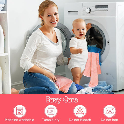 28 28 Inch Orighty Baby Hooded Towel with Five Washcloths, x Super Soft Bath Towel with Hood for Babies, Infant