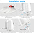 Universal Baby Monitor Mount, Baby Camera Holder Stand for Crib Nursery, Compatible with Infant Optics DXR-8 and DXR-8