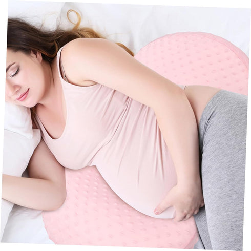 Mobestech Multi-Functional Cooling Pregnancy Pillow Supportive Maternity Waist Cushion Soft Breathable Cover