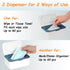 2 Pack Case(2 Wipes Dispenser, Wipe Holder for Baby & Adult, Seposeve Refillable Wipe Container, Keeps Wipes Fresh