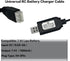 BaiWeiDun 7.4V XH-3Pin 7.4V USB Charger Cable with Plug Universal Compatible RC Car RC Plane RC Tank RC Boat and Other