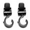 Stroller Hooks, Pack of 2, Black, for Hanging Diaper Bags, Baby Stuff Organizer, Groceries, Purse
