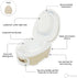 Portable Toddler Toilet Seat - My Carry Potty in Natural Beige