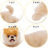 16-Inch Adorable Pomeranian Plush Toy - Realistic Stuffed Dog for Kids