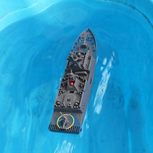 2.4 Swimming Tipmant Military RC Naval Ship Vessel Warcraft GHz Remote Control Boat Speedboat Electric Water for Pool
