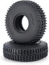 RCHUBAM 4PCS 1.0" Crawler Tires, Rubber Tires 65mm for 1/18 TRX4M 1/24 Axial SCX24 RC Crawler Car