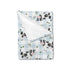 Cow Boho Leaves Baby Blanket, Spring Farm Animals Leaves, Soft Swaddle Blanket for Toddler Infant Newborn Nursery 30x40