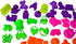 Bo-Toys 50 Set, Ps Deluxe Sand Molds Tools Sandbox Toddlers Toys, Beach Sand Castle Building, Indoor Outdoor Sensory