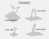 SPARKSTOY Dual Size Action Figure Stand, 1PK (3 Pieces, 6 Stands), Manual Detachable Exclusive Axis System Doll Stand,