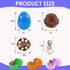 Mojimky 24pcs Easter Egg Fillers with Brain Teaser Puzzles Toys, Easter Basket Stuffers for Teens, Eggs Hunt Games