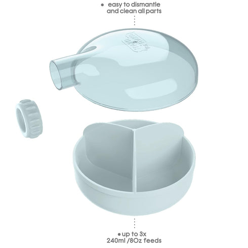 1 Pack, Formula Dispenser Baby Rotating For On-the-go feedings, Formula Holder, Formula Container for Travel, BPA Free