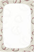 Mazeann 52" 28" 9" Baseball Balls Vintage Crib Sheets Soft Breathable Fitted Baby Crib Sheets Mattress Cover for Girls