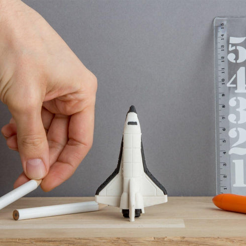 SUCK UK Fun Space Set Children's Pencil Eraser (Stationery Space Shuttle)