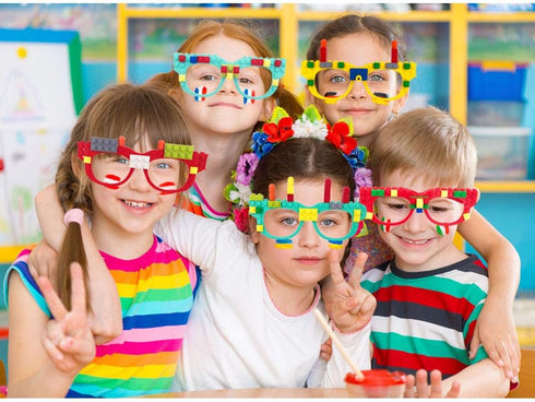 Fowecelt 12 Pcs Building Blocks Games for Kids Birthday Party Favors Supplies, Boys Girls Carnival