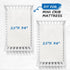 Pack 2 Pack 38"x 25", Pack and Play Sheets Waterproof, Cotton Mini Crib Sheets Compatible with Graco n Play, Dream on