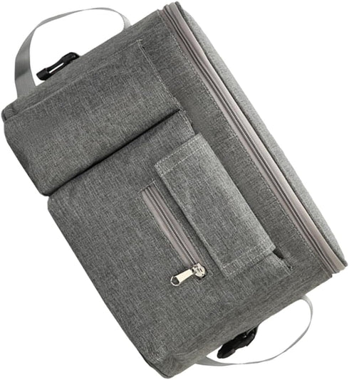 YARNOW Hanging Bottle Bag Multi Functional Diaper Pouch Organizer for Strollers Easy Access Storage for Diapers Wipes