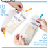 Ugotfeels (2 Pack) Breastmilk Storage Container with Freezer Flattener Kit, Large Capacity Organizer Bins