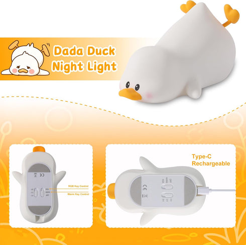 16 Dimmable ZKLiLi Night Light for Kids Lamp, Colors Lamp Cute, Baby Night Lights for Nursery,Silicone Rechargeable