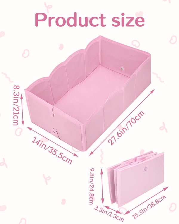 HAPPYER 6M-5Y, Foldable Portable Baby Bath Tub, Collapsible Bathtub for Infant, Babies & Toddlers Travel Shower Tub