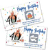 Colorful 40th Birthday Party Game Scratch Off Cards, 32 PCS for Happy 40th Birthday Party Activities