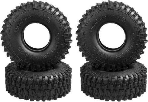 4pcs 120mm 1.9inch Wheel Tires with Foam for RC 1/10 Axial SCX10 D90 TRX-4 Crawler Cars