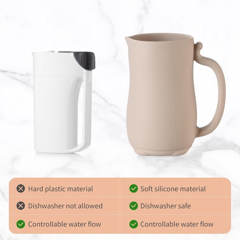 Baby Bath Rinse Cup, Bath Cup for rinsing Hair,The Silicone Material is Soft and Safe, a Good Choice for Baby Bath