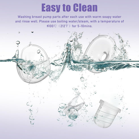 BDICOVE Set S32 24mm S32 One Full Breast Pump Parts with Flange Compatible with NCVI Nuliie NICEGREEN Life Zooawa