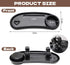 CebraBounze Snack Tray Compatible with Nuna, Universal Stroller Snack Tray with Cup Holder and Phone Holder, Essential