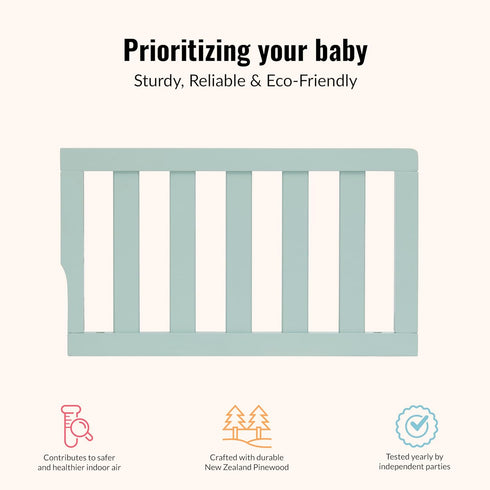 Sweetpea Convertible Crib Toddler Guard Rail - Rose/Tiana Design